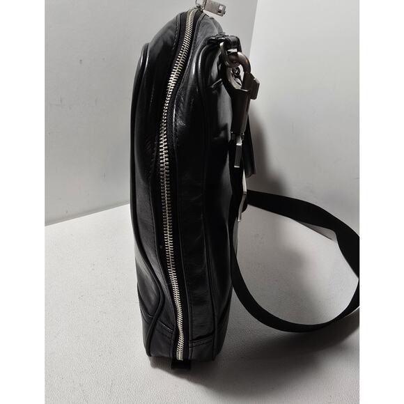 JACK SPADE FILE Laptop Bag Black Fulton Leather Briefcase MSRP $468 - Picture 6 of 16